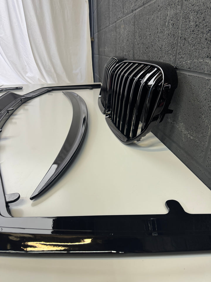 BMW 7 SERIES G11 G12 GLOSS BLACK M PERFORMANCE KIT 2019-2022 LCI ...