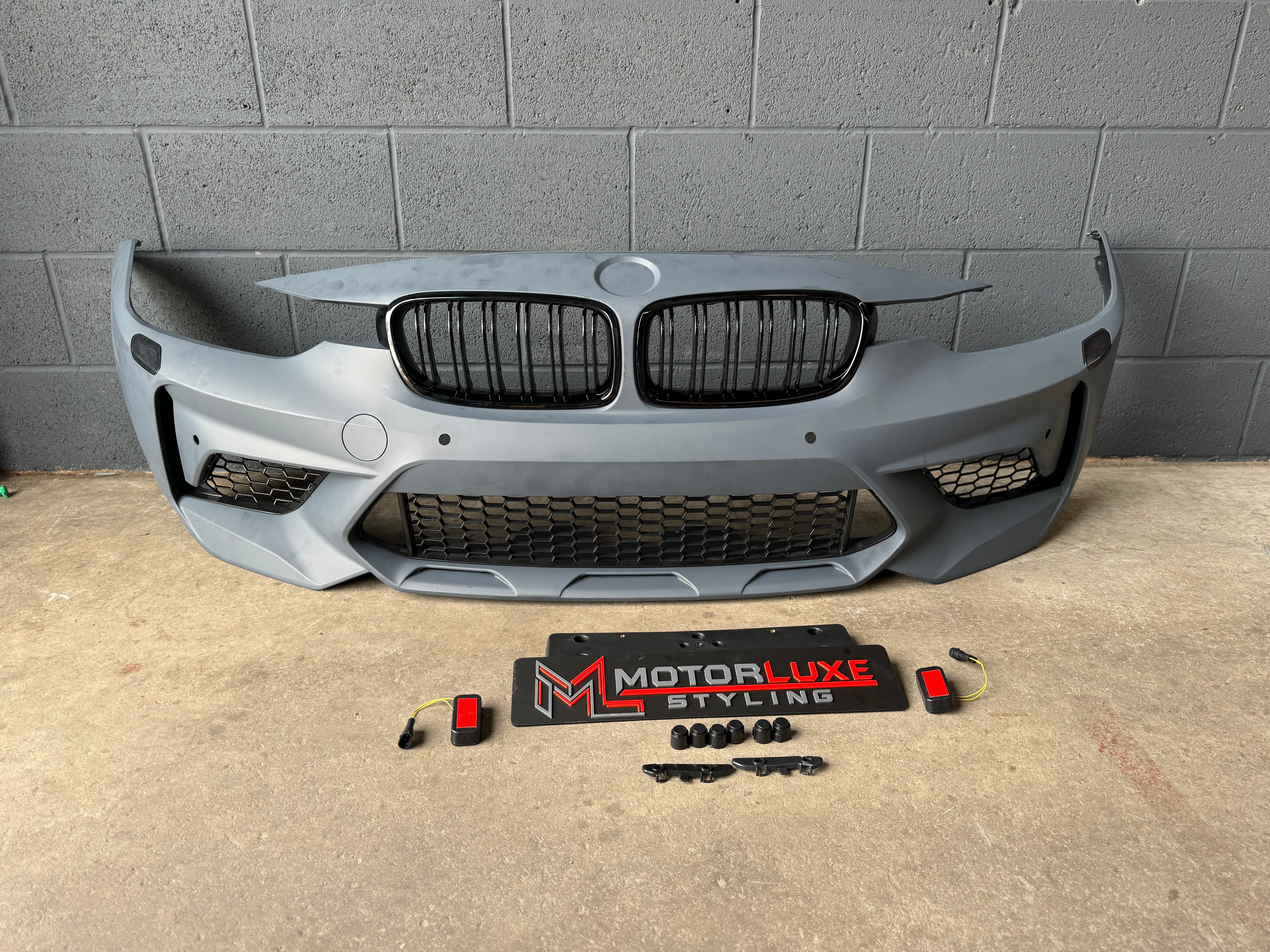 BMW 3 SERIES F30 F31 M3CS STYLE FRONT BUMPER 2012-2018 – MotorLuxe Styling