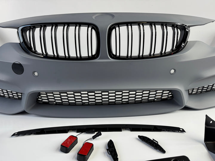 BMW 4 SERIES F32 F33 F36 M4 STYLE FRONT BUMPER 2014-2020 – MotorLuxe ...