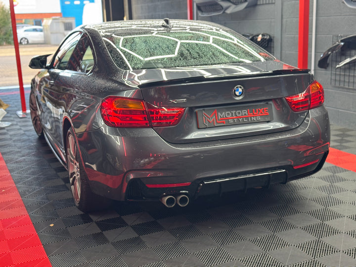 BMW 4 SERIES F32 F33 F36 GLOSS BLACK M PERFORMANCE BODY KIT – MotorLuxe ...