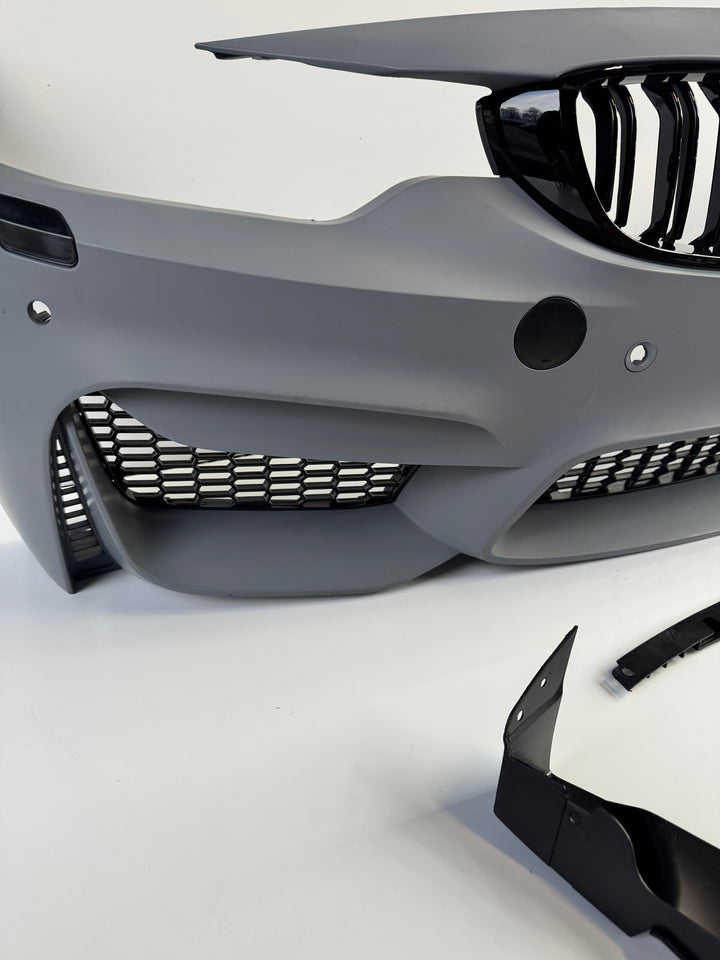 BMW 4 SERIES F32 F33 F36 M4 STYLE FRONT BUMPER 2014-2020 – MotorLuxe ...