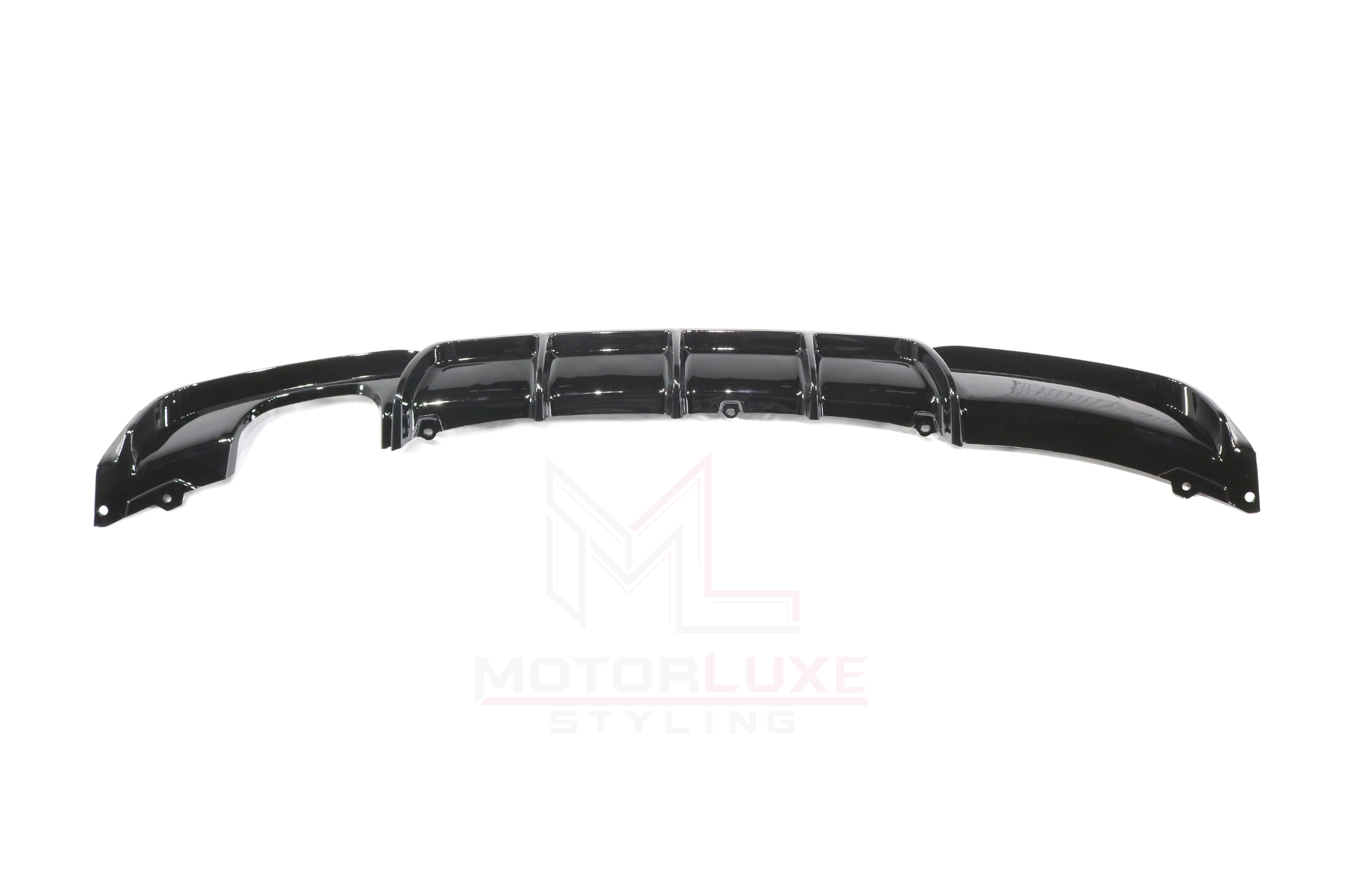 BMW 3 SERIES F30 F31 GLOSS BLACK REAR DIFFUSER – MotorLuxe Styling