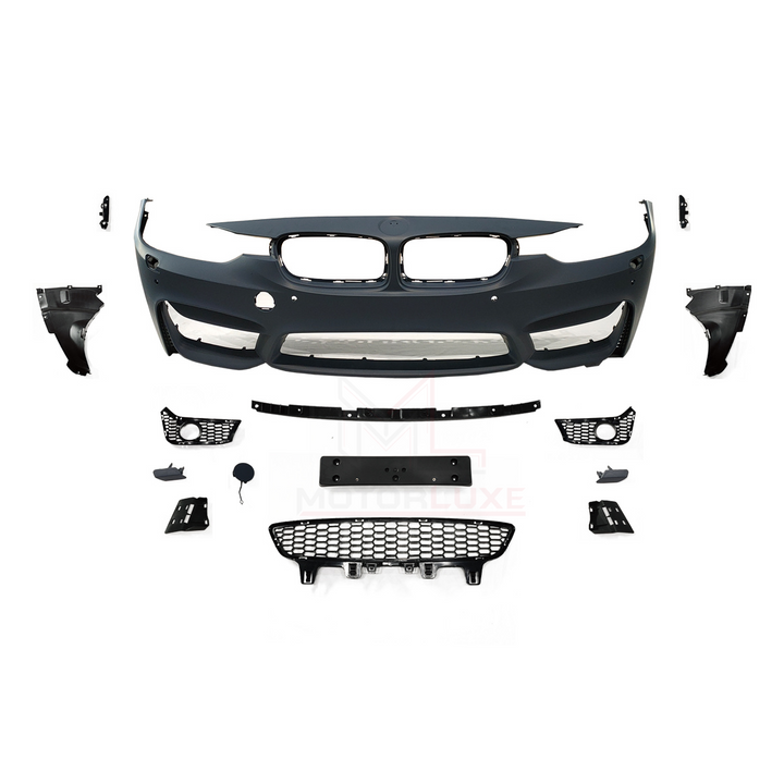 BMW 3 SERIES F30 F31 M3 STYLE FRONT BUMPER 2012-2018 – MotorLuxe Styling