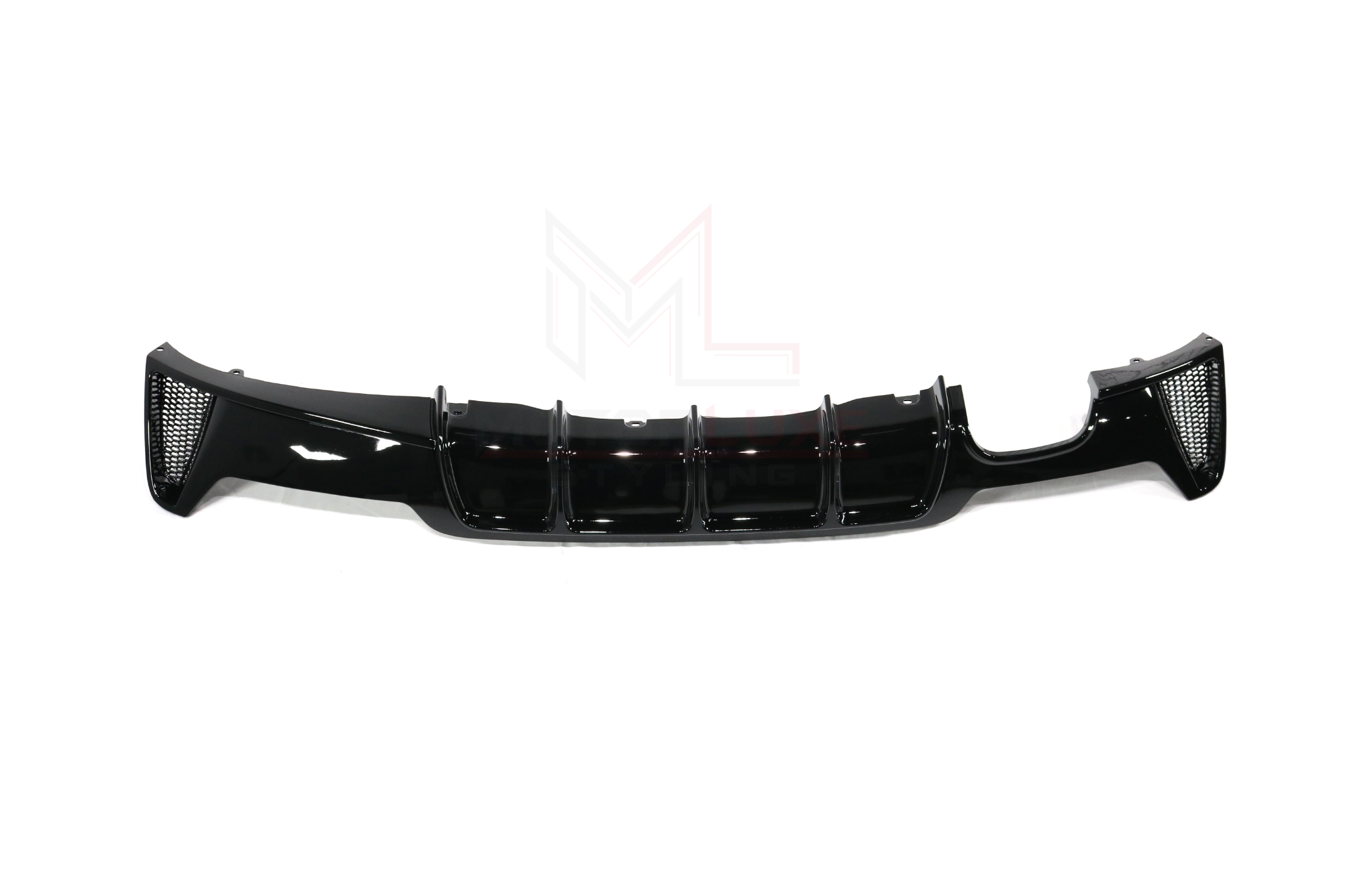 BMW 4 SERIES F32 F33 F36 GLOSS BLACK REAR DIFFUSER – MotorLuxe Styling